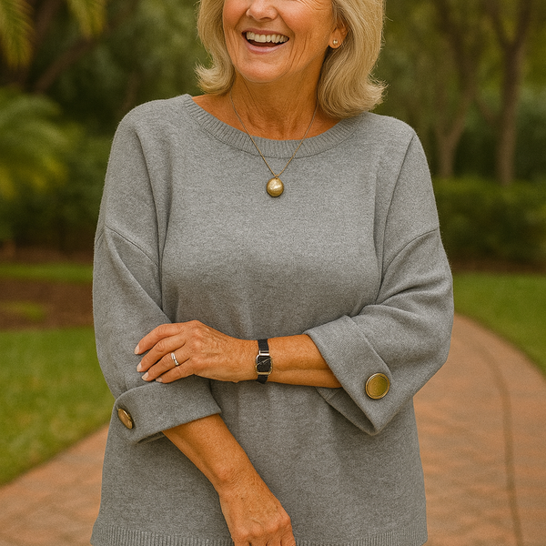 Danika | Sweater Blouse – Effortless Elegance, Everyday Comfort
