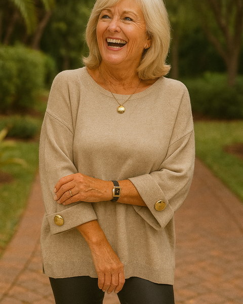 Danika | Sweater Blouse – Effortless Elegance, Everyday Comfort