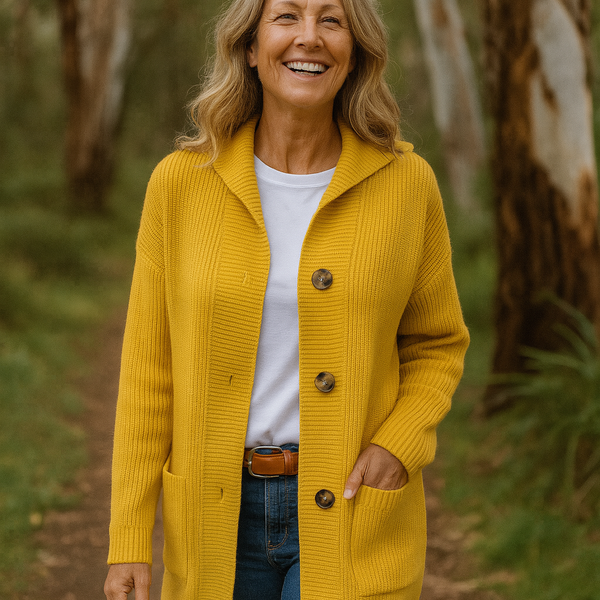 Delora | Longline Knit Cardigan with Deep Pockets for Everyday Elegance