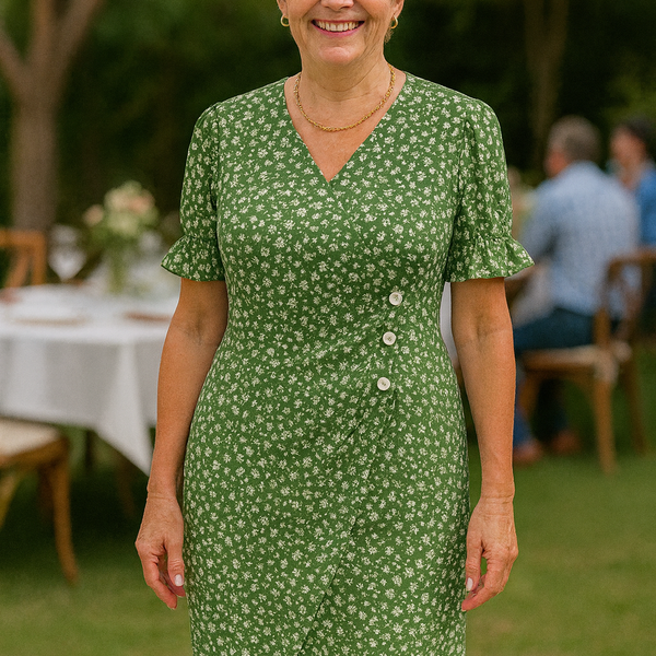 Marinda | Breeze Midi Dress – Flattering Fit, All-Day Comfort