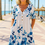 Florielle | BreezeFlow Midi Dress – Effortless Beauty, Everyday Ease