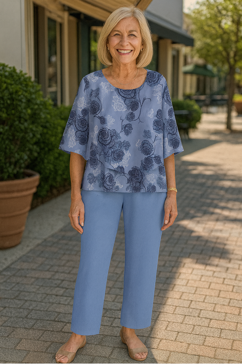Rosalind| Sophisticated Two-Piece Set – Effortless Style, Lasting Comfort French Lavender