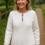 Nestelle | Cable Zip Knit - Comfort, Class and Confidence.