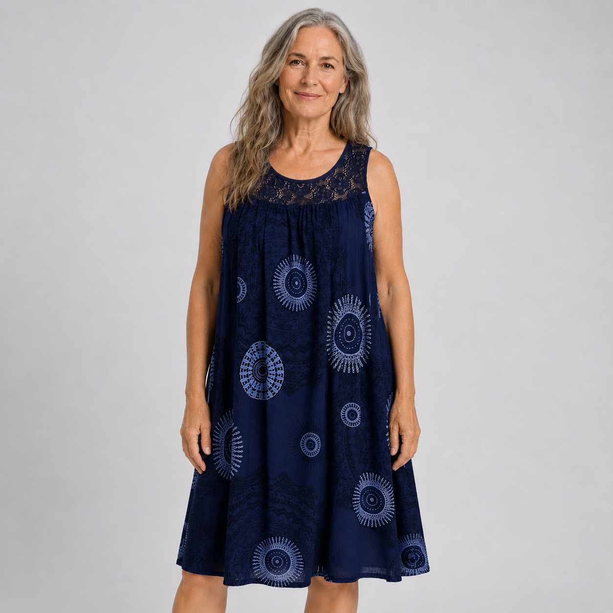 Elara | Relaxed Printed Summer Dress