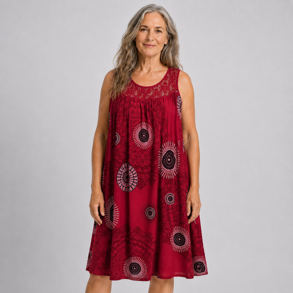 Elara | Relaxed Printed Summer Dress