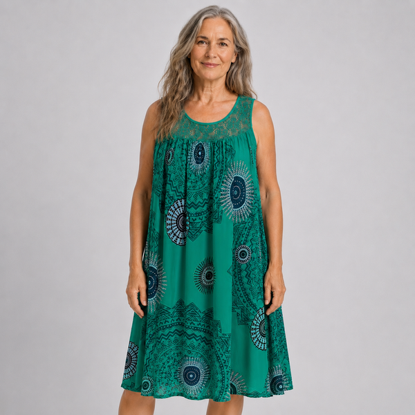 Elara | Relaxed Printed Summer Dress