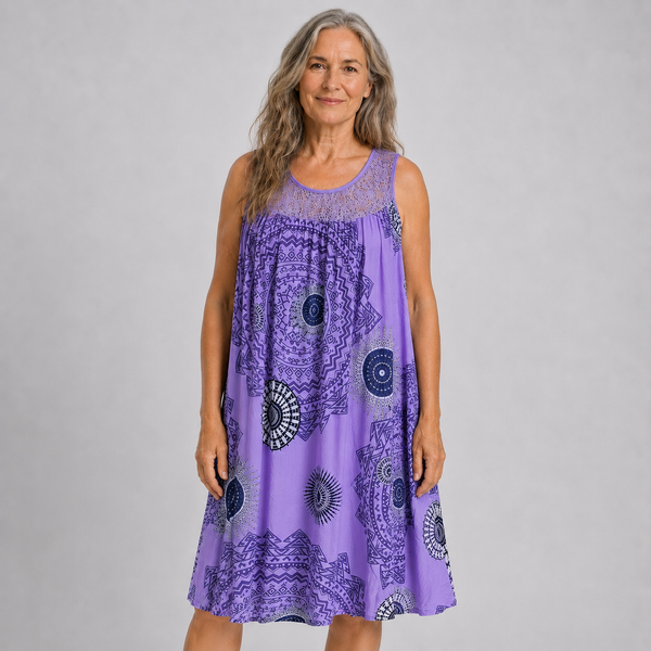 Elara | Relaxed Printed Summer Dress