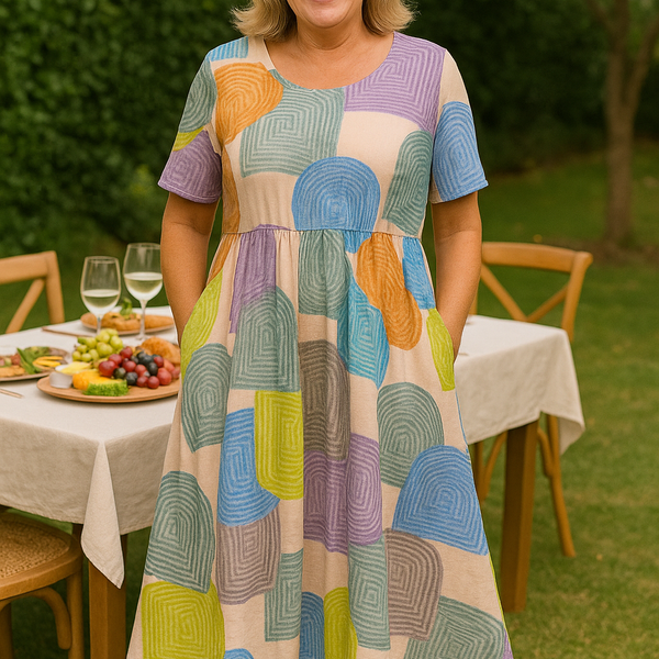 Calani | Everyday Midi Dress – Effortless Comfort, Timeless Confidence