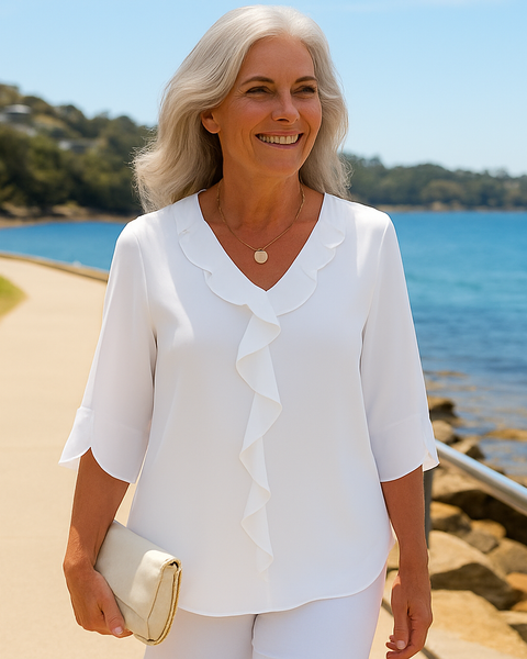 Florise | Everyday Elegance Blouse – Soft, Breathable & Flattering
