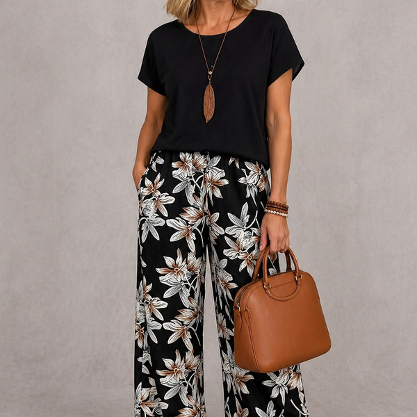 Rosie | Elegant Floral Two-Piece Set