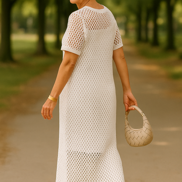 Celestia |  Two-Piece Boat Neck Dress