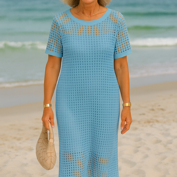 Celestia |  Two-Piece Boat Neck Dress
