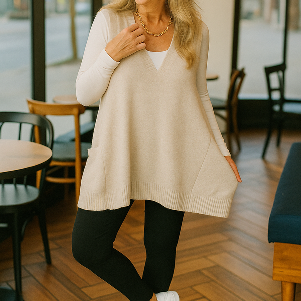 Everelle | CozyKnit Vest – Soft Elegance, Effortless Layers