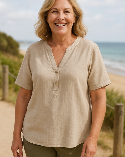 Melora | Comfort Flow Blouse – Light, Flattering & Effortless