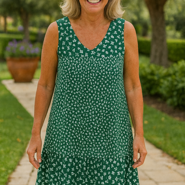 Lillian | Flow Midi Dress – Where Comfort Meets Confidence