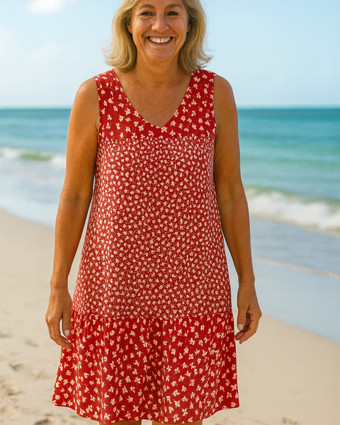 Lillian | Flow Midi Dress – Where Comfort Meets Confidence