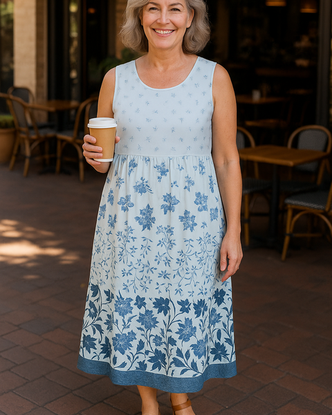 Evelane | Flow Midi Dress - Where Comfort Meets Confidence