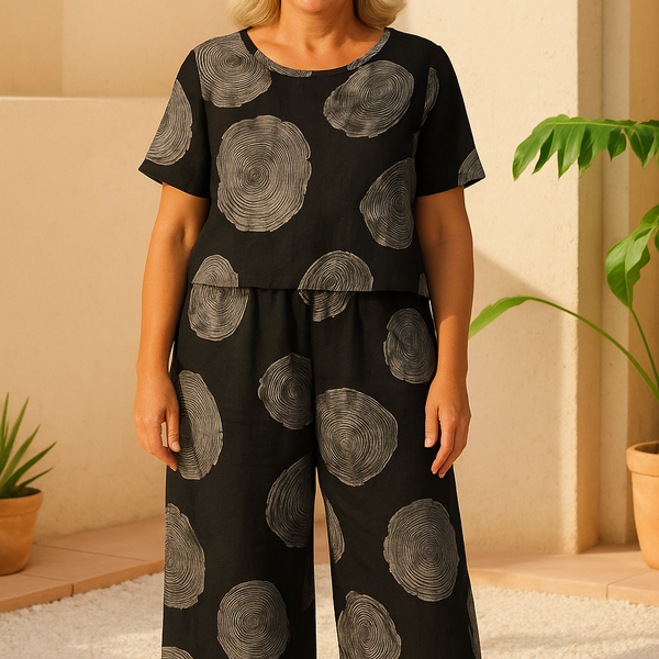 Isla | Linen Breeze 2-Piece Set – Effortless Comfort, Timeless Confidence (S-5XL)
