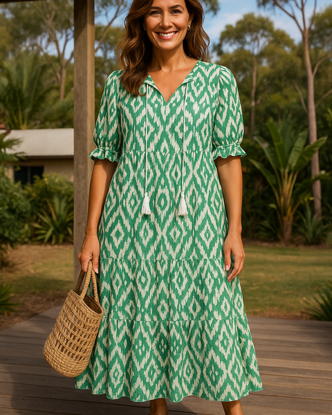 Elviera| Boho Tummy Coverage Dress