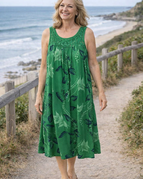 Maisie | Easy Swing Lace Dress — Cool, Relaxed & Effortlessly Comfortable (S-5XL)
