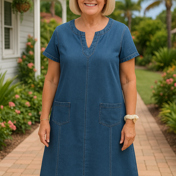 New Arrival | Mirielle Soft Denim Everyday Dress