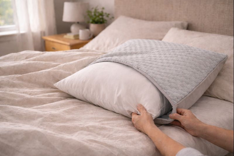 BreezeRest | Cooling Pillowcase - Cool comfort for deeper, uninterrupted sleep.