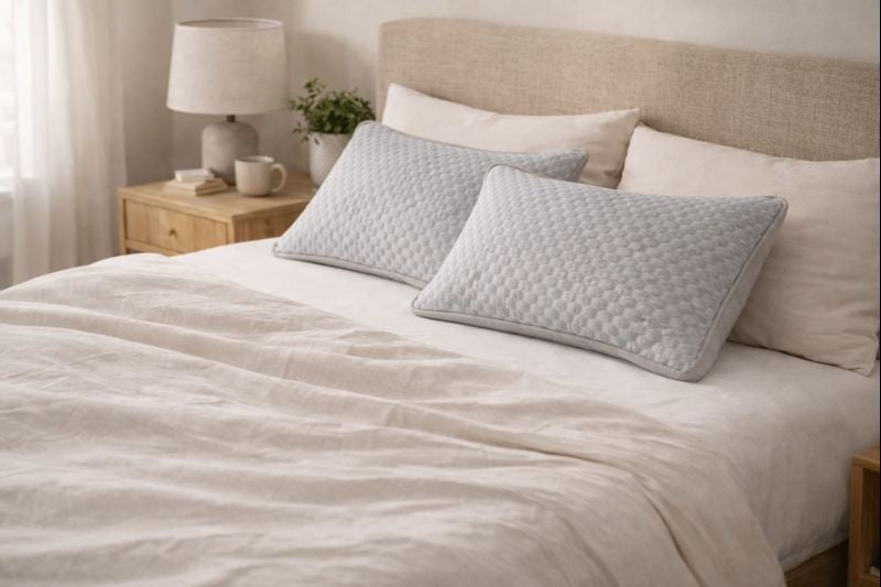 BreezeRest | Cooling Pillowcase - Cool comfort for deeper, uninterrupted sleep.