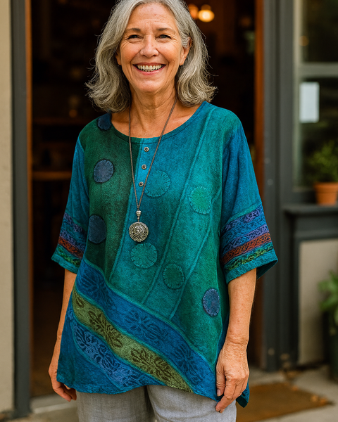 Ysolde | Artistic Top – Flows Gently, Flatters Beautifully (S-5XL)