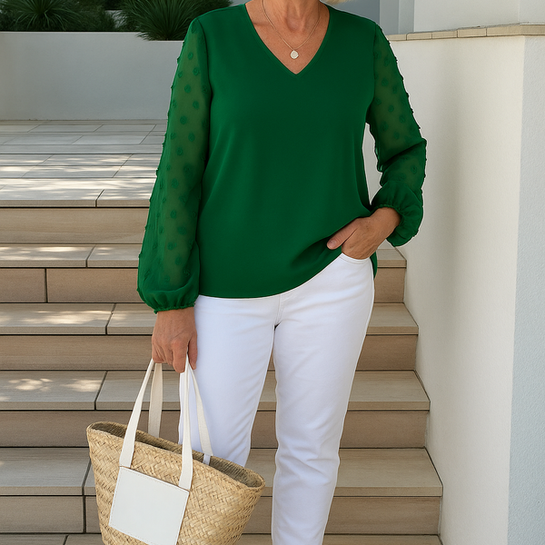 Evelyn Blouse | Confidence, Covered in Comfort