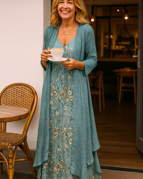Mariselle | Elegant Two-Piece Maxi Set – Effortless Style, All-Day Comfort