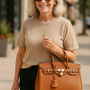 Eleanor | Classic Leather Handbag – For Effortless Elegance