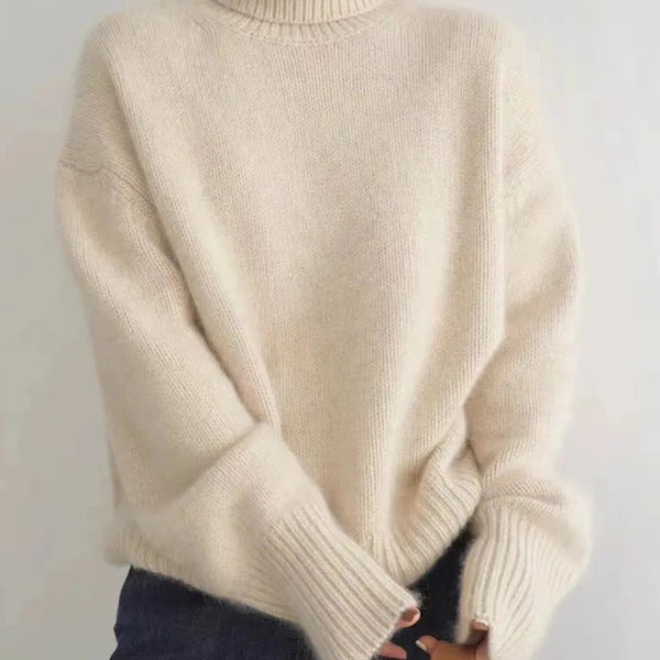 Amaya | Pull Col Roulé en Cachemire de Luxe