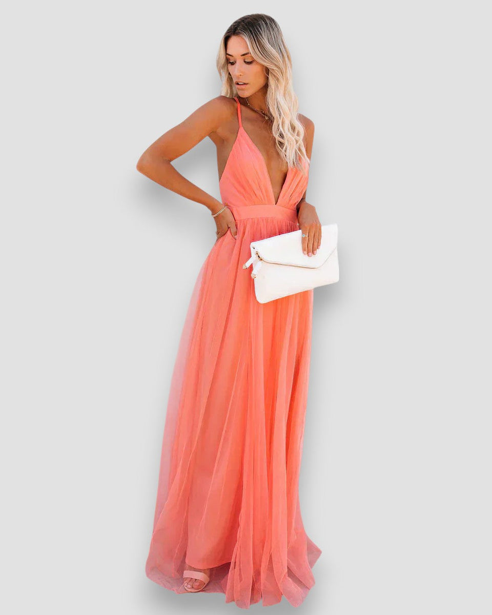 Élanor – Robe Maxi Coastal Bloom