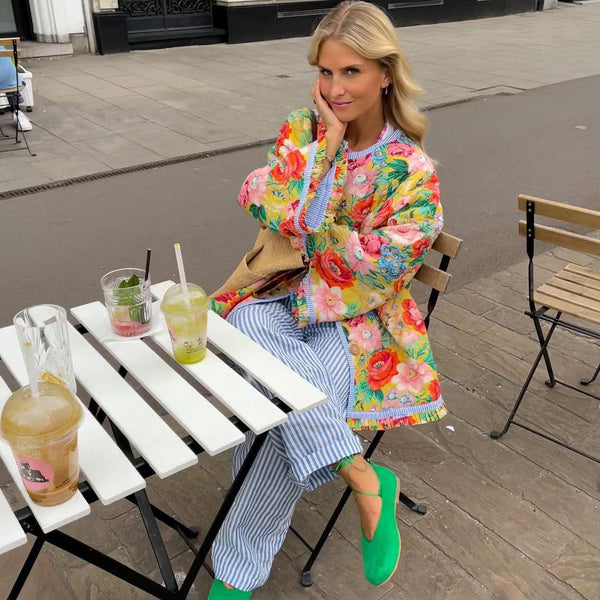 NICOLE™ - Veste Imprimée Tendance
