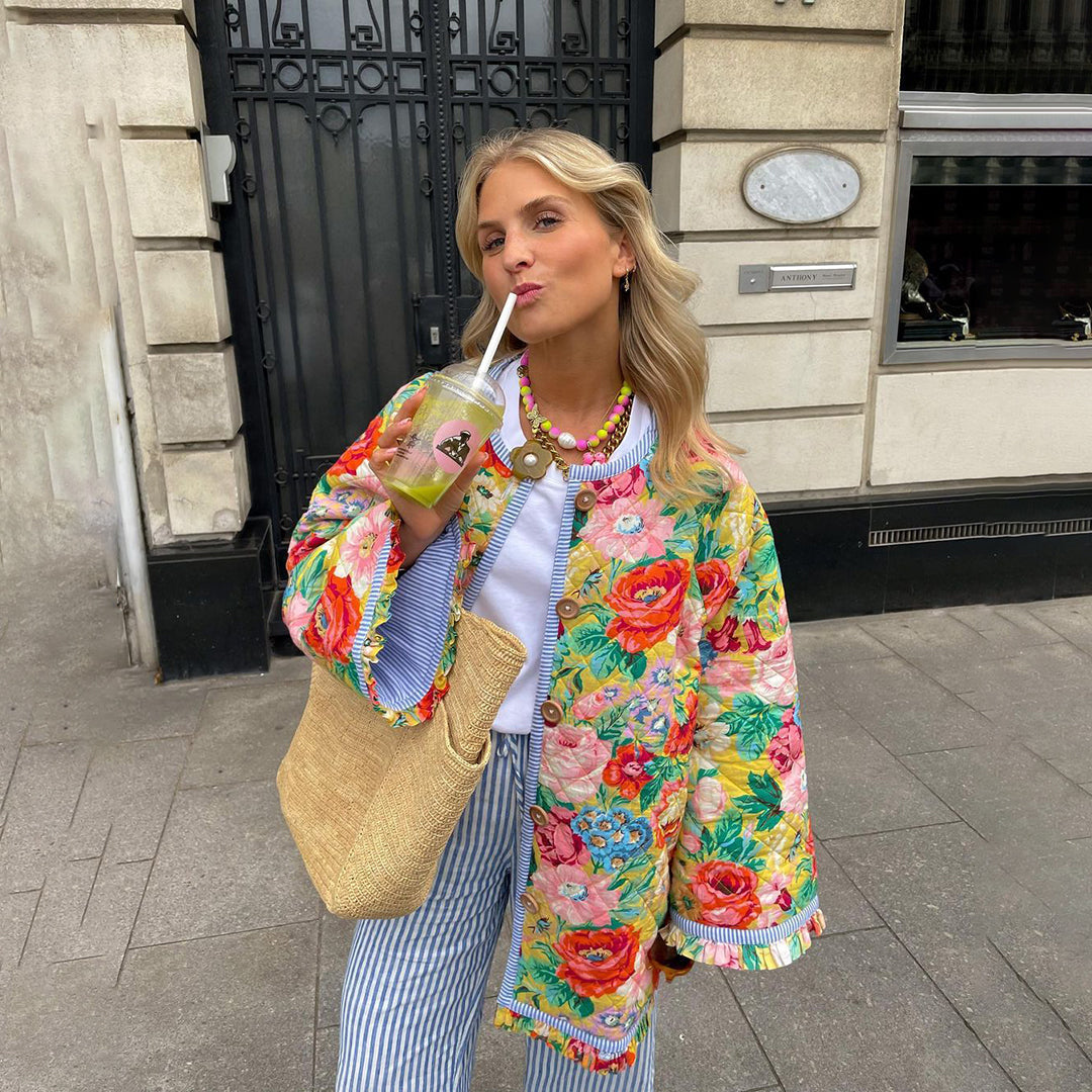 NICOLE™ - Veste Imprimée Tendance