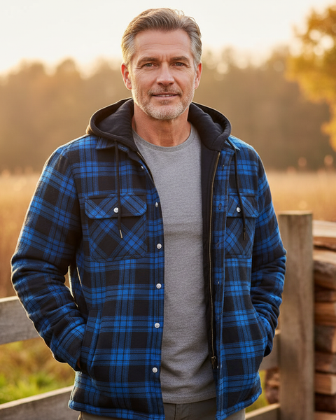 Arend – Manteau Chaud en Mélange de Laine Premium