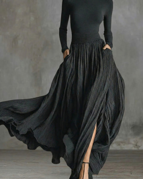 Alessia | High-waist maxi dress