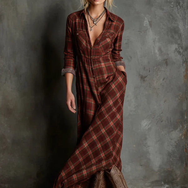 Belmont Row™ | Robe Chemise À Carreaux Classique