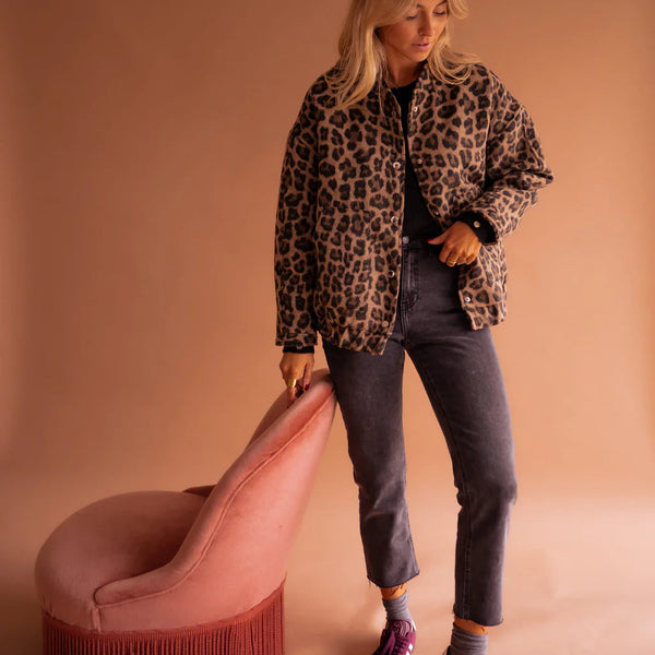 Elodie | Veste Tendance Imprimé Léopard