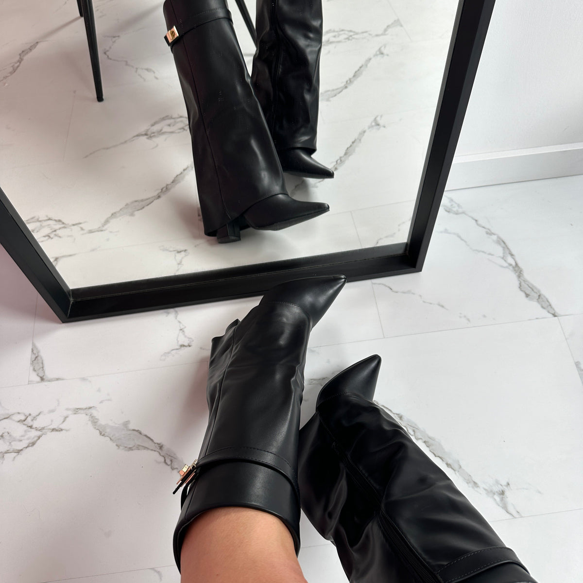 SERENA™ - Bottes en Cuir de Requin