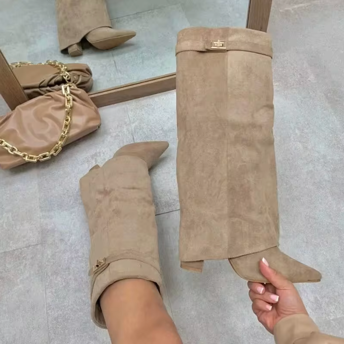 Luna - Bottes en Suède