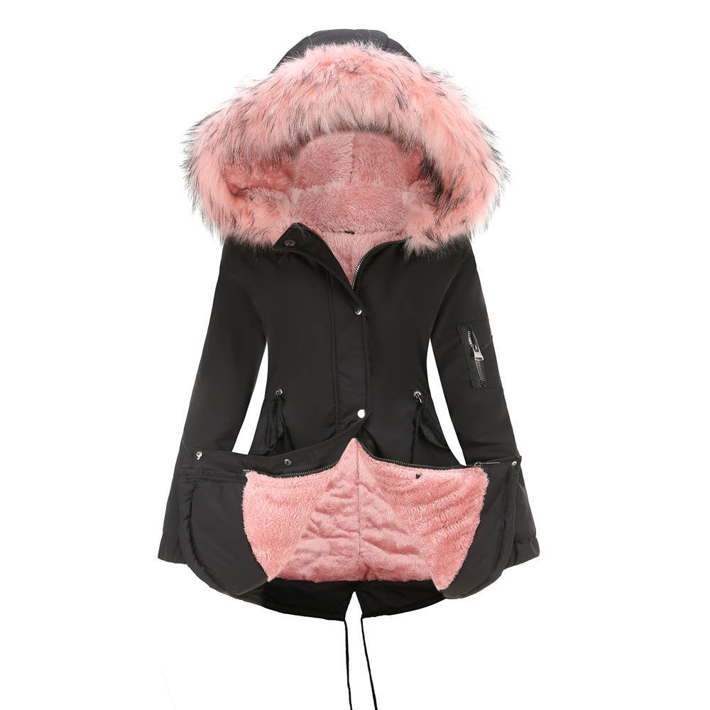 MARINA™ | Parka en Velours Chaud avec Bordure