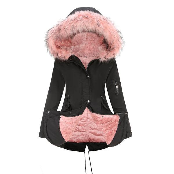 MARINA™ | Parka en Velours Chaud avec Bordure