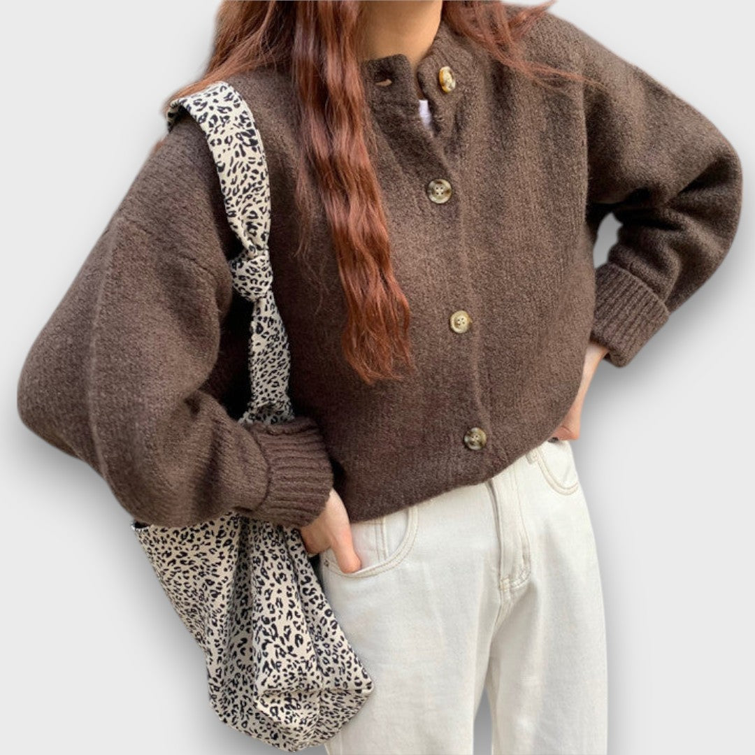 Celore – Cardigan Mocha Chaud