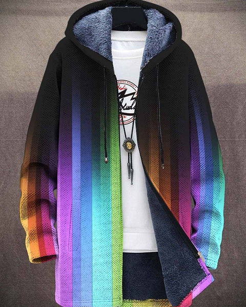 Frances | Sweat à capuche dégradé arc-en-ciel