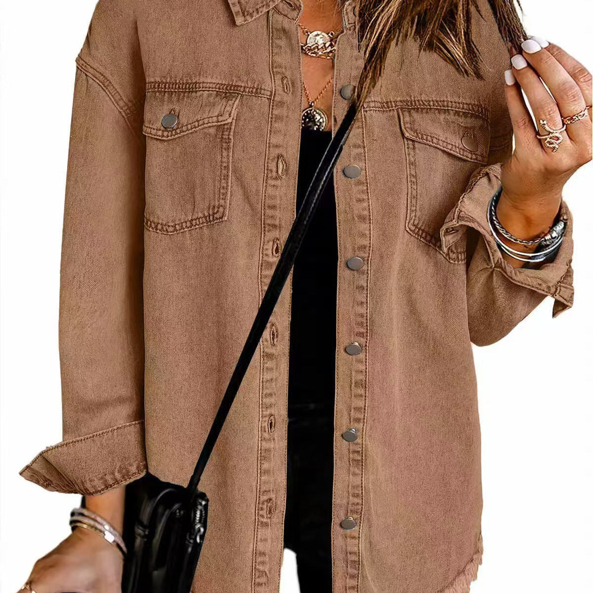 ROXANE™ - Veste en Jean Classique de Tous les Jours