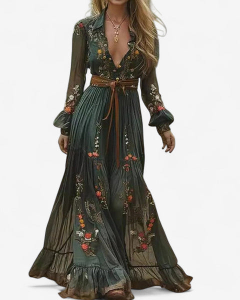 Robe Maxi Brodée Rachel™