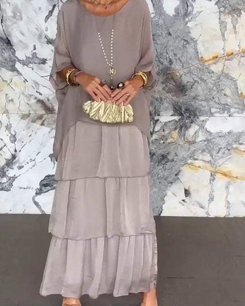 Elise | Elegant Layered Maxi Dress