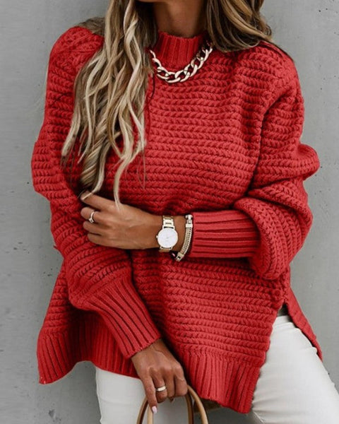 Tessora | Luxe Textured Knit Pullover - Comfort & Elegance