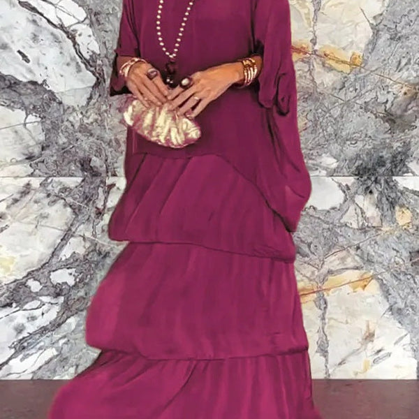 Celeste | Elegant Layered Maxi Dress